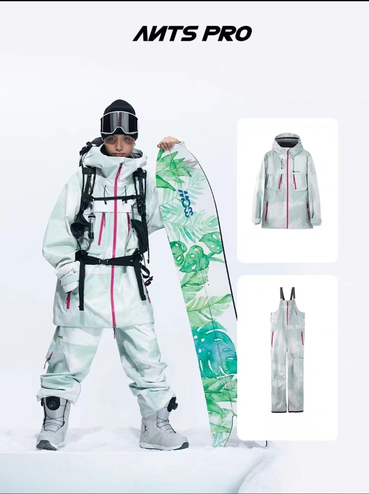 Ants Pro 3L Professional Snowboard Jacket & Pants | 23new, ANTS, snow coat | RicosBoutique