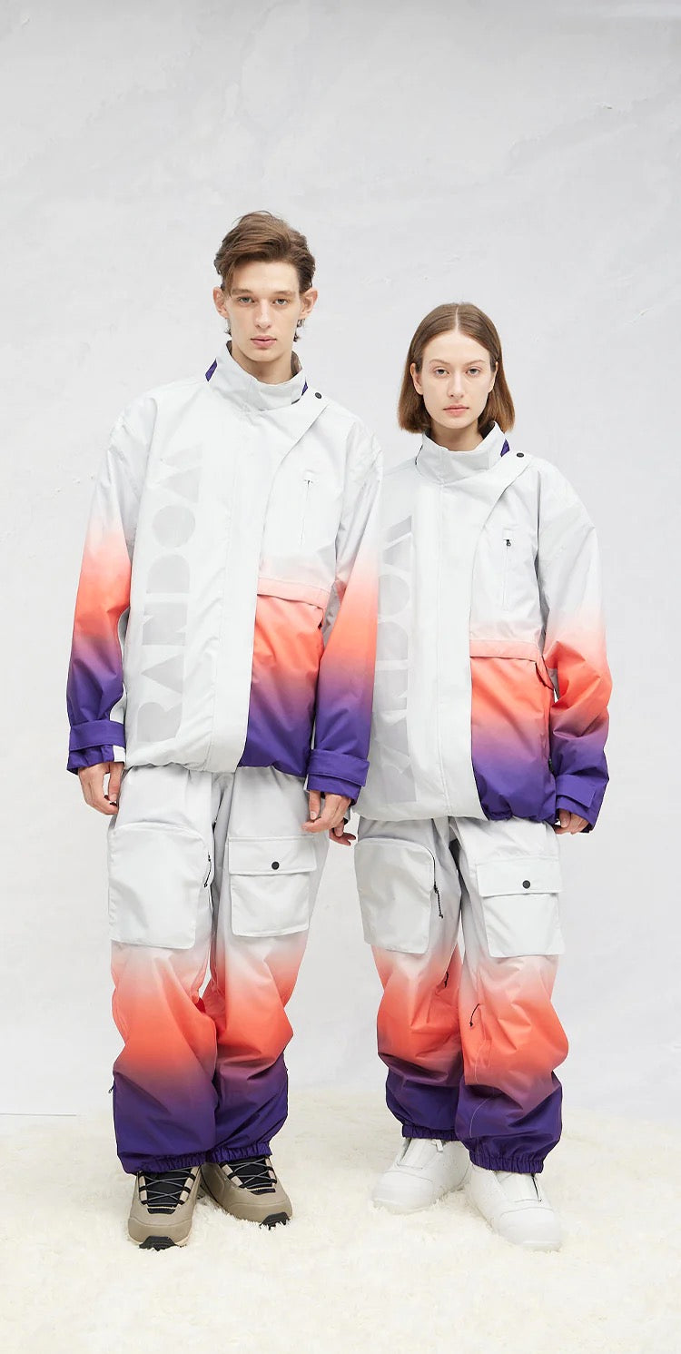 RandomPow Oversized Laser Snow Jacket & Pants Unisex | snow coat | RicosBoutique