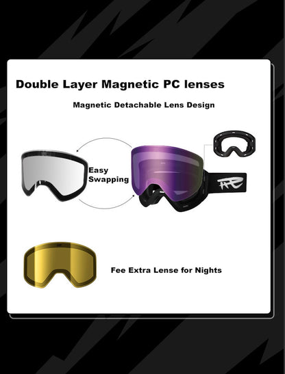 REV Anti-Fog Magnetic Goggle | Accessories, rev, snow | RicosBoutique