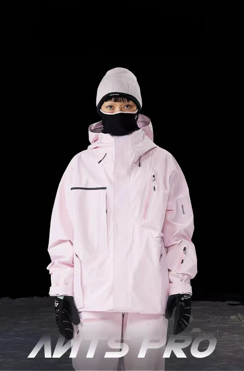 Ants Pro Peak Line Pink 3L Insulated Jackets and Bibpants | Snow Jackets | 24/25 new, bibpants, peak line, snow coat | Rico’s Snow Boutique