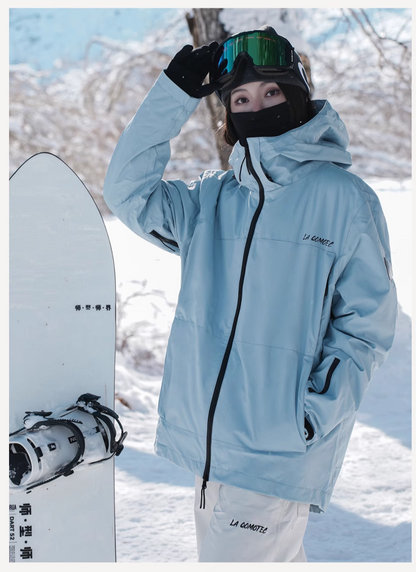 LA QOMOTEC 3L Classic Blue Snowboarding Suit | 23new, qomotec, sale, snow coat, trending | RicosBoutique