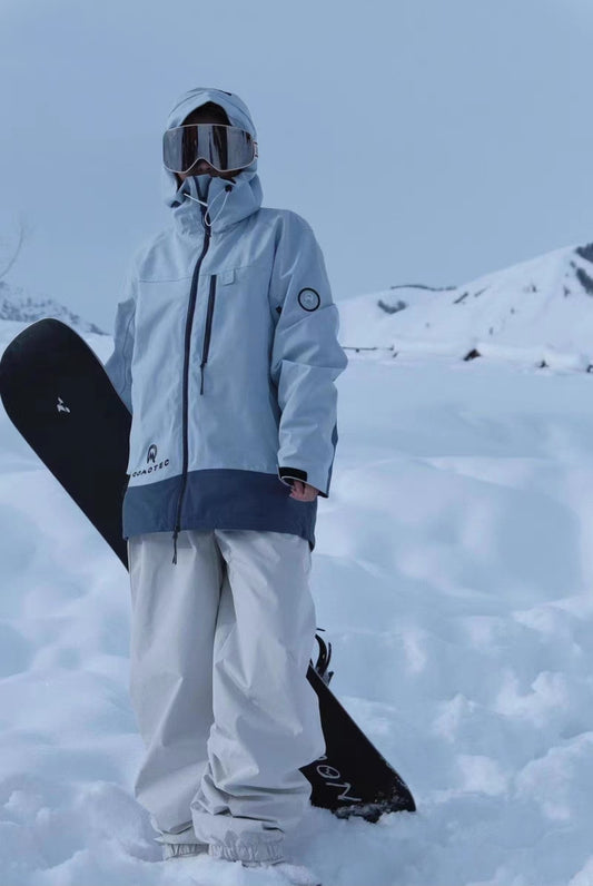 La Qomotec Haze Blue Snowboarding/Skiing Suit | 23new, classic, qomotec, snow coat, trending | RicosBoutique