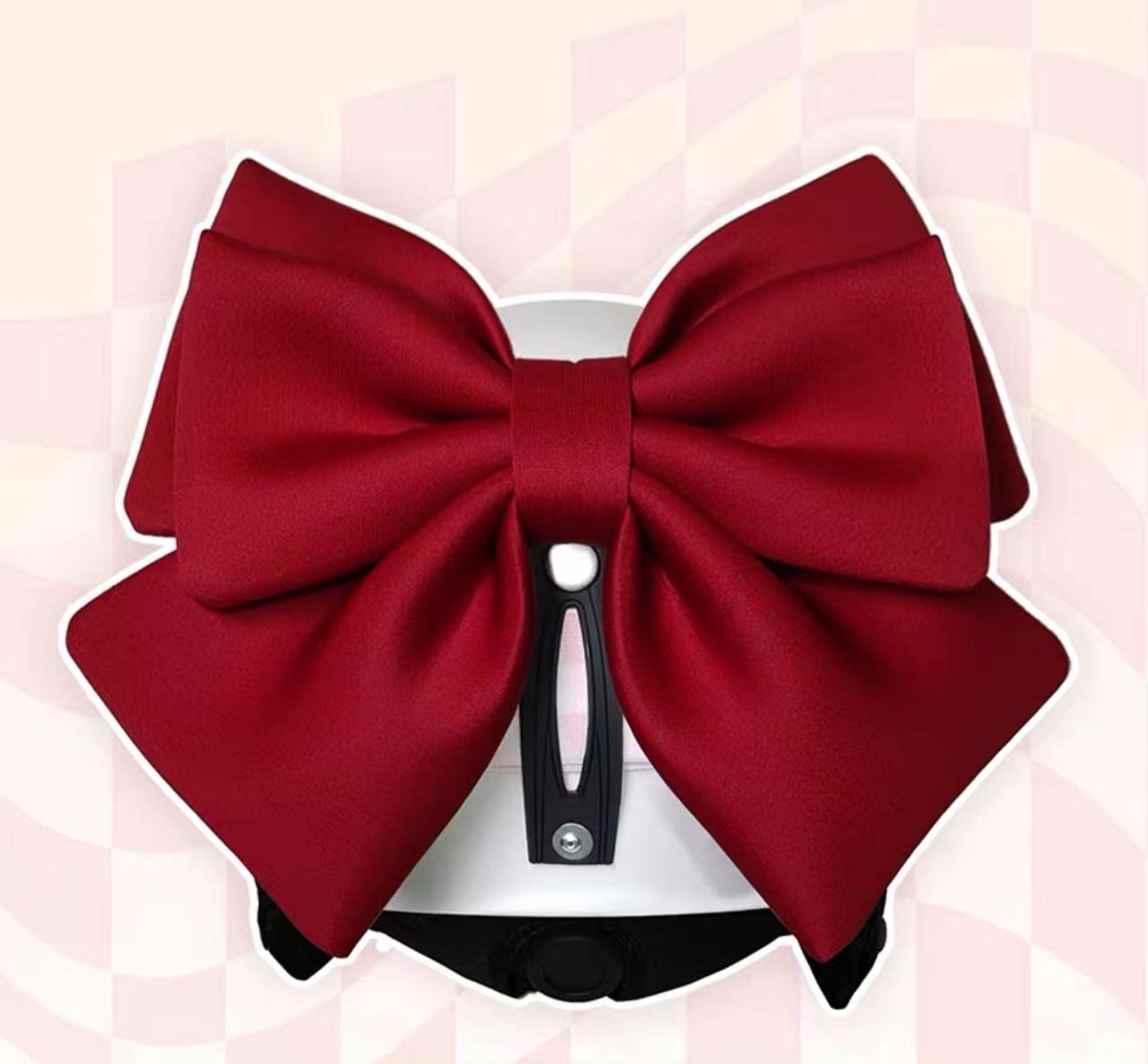 Ribbon Bows Helmet Decorations