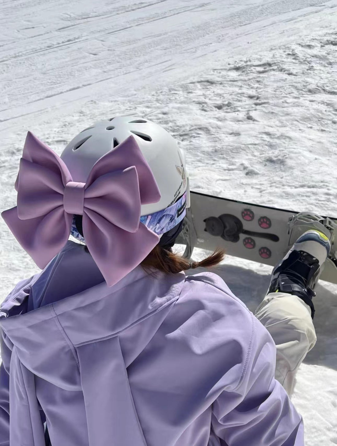 Ribbon Bows Helmet Decorations