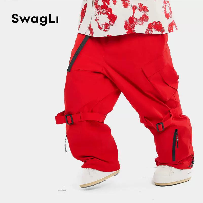 Swagli Floral Print 3L Snowboarding Pants