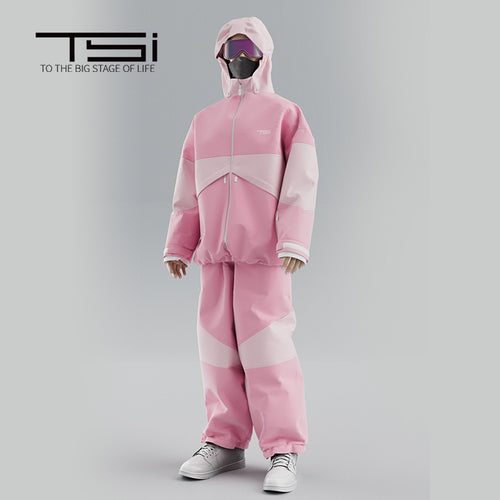 TSI 23/24 Upgraded 3L Pink Snowboarding Jacket & Pants | 23new, snow, snow coat, trending | RicosBoutique