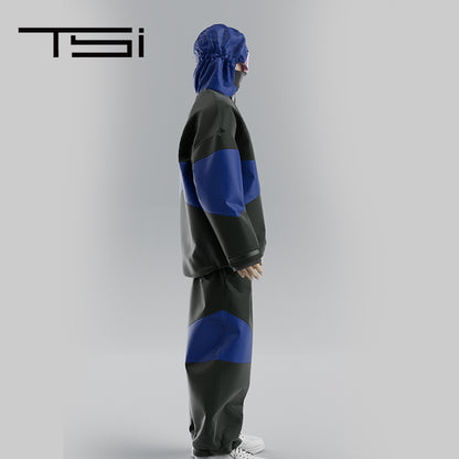 TSI 23/24 Upgraded 3L Black/Navy Snowboarding Jacket & Pants | 23new, snow coat, trending | RicosBoutique