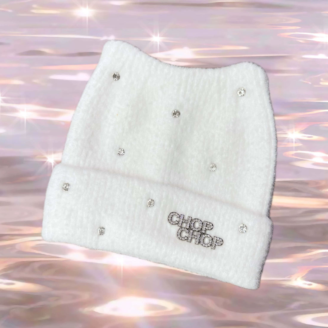 CHOPCHOP Kitty Ear Glittering Knit  Beanie