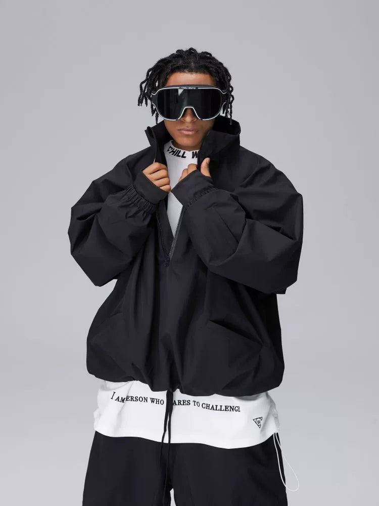 ChillWhite Unisex Black Snow Jacket & Pants