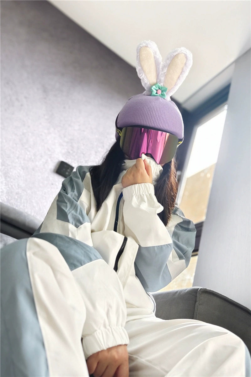 Cartoon Snow Helmet Plush Cover