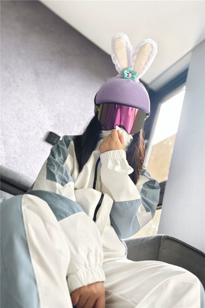 Cartoon Snow Helmet Plush Cover