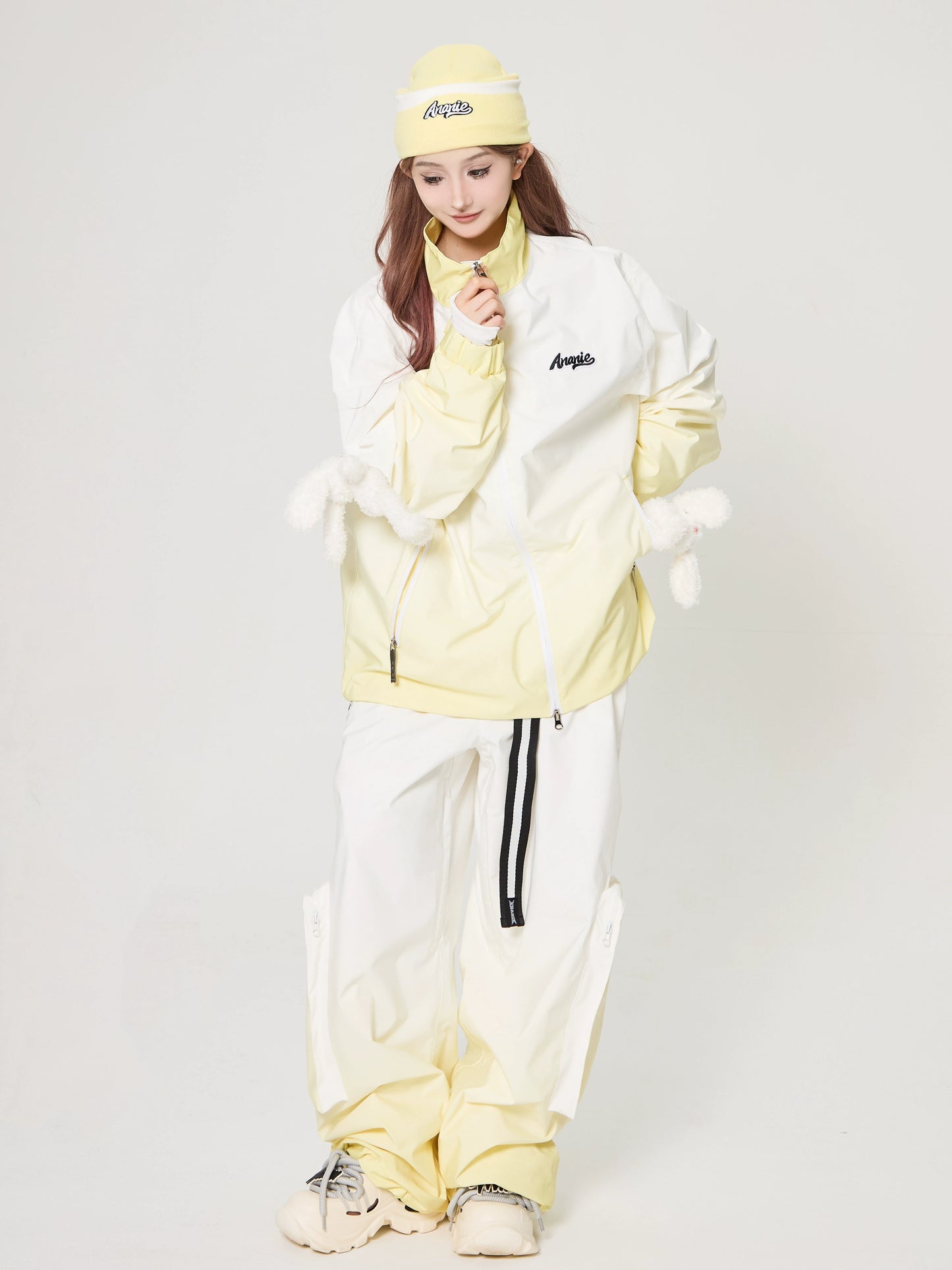 ANANIE Ice-Cream Gradient Snowboarding Jacket & Pants