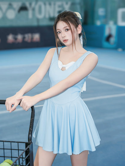 LMD Baby Blue High Waist Tennis Dress | Tennis Dress | LMD, tennis | Rico’s Snow Boutique