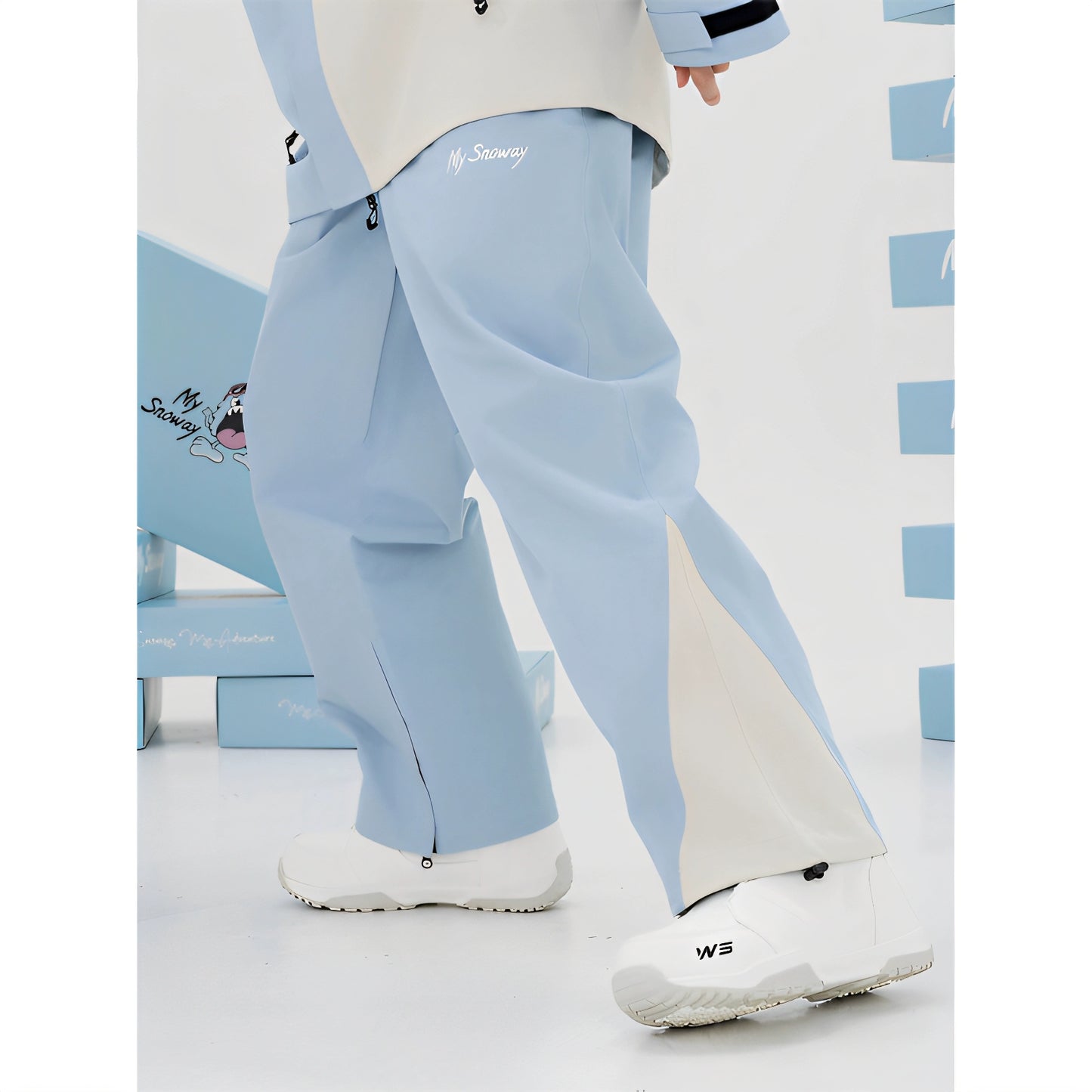 MYSNOWAY 3L Frozen Blue Snow Suit Set