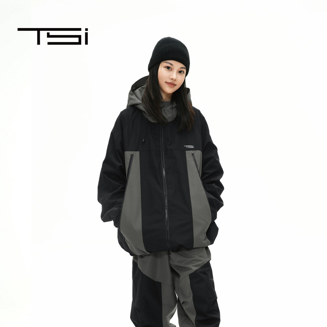 TSI 24/25 Black & Grey Insulated Jacket & Pants