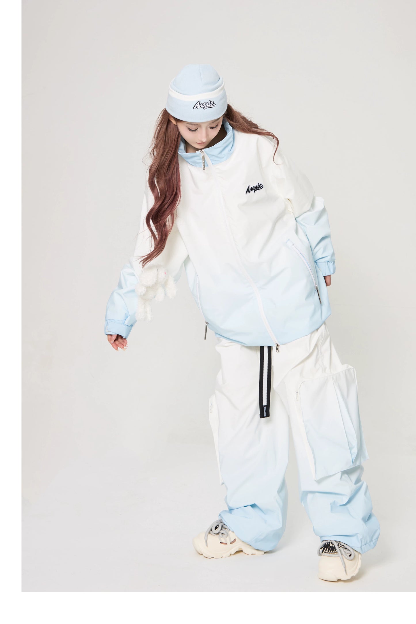 ANANIE Ice-Cream Gradient Snowboarding Jacket & Pants