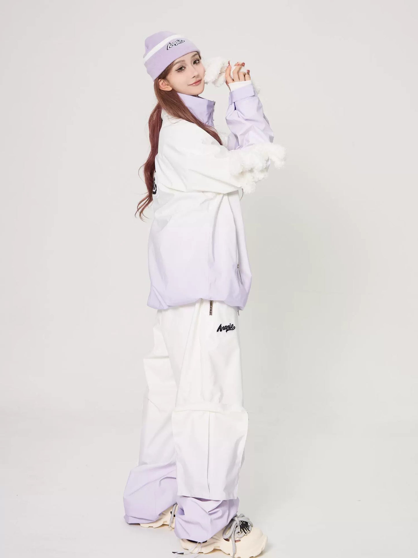 ANANIE Ice-Cream Gradient Snowboarding Jacket & Pants