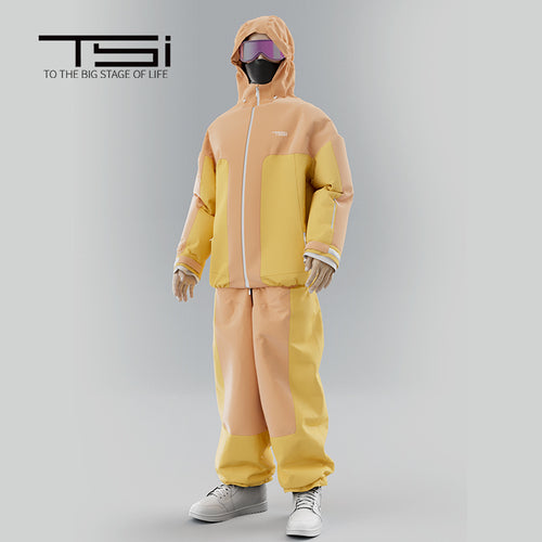 TSI 23/24 Upgraded 3L Orange Snowboarding Jacket & Pants | 23new, snow coat, trending | RicosBoutique