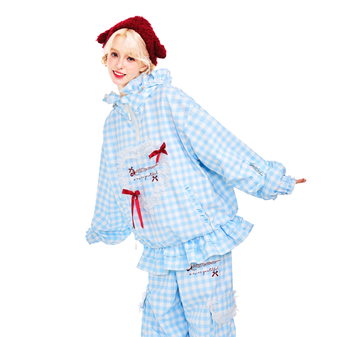 LMD SNOW Super Cute Ribbon Ski Suit for Girls | Snow Suits | 24/25 new, trending, 菜狗套装 | Rico’s Snow Boutique