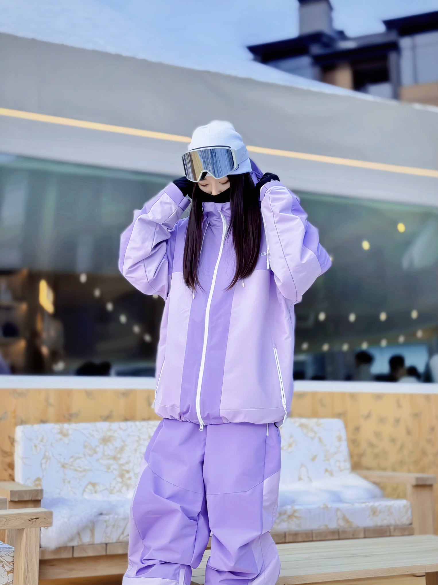 TSI 23/24 Upgraded 3L Purple Snowboarding Jacket & Pants | 23new, snow coat, trending | RicosBoutique