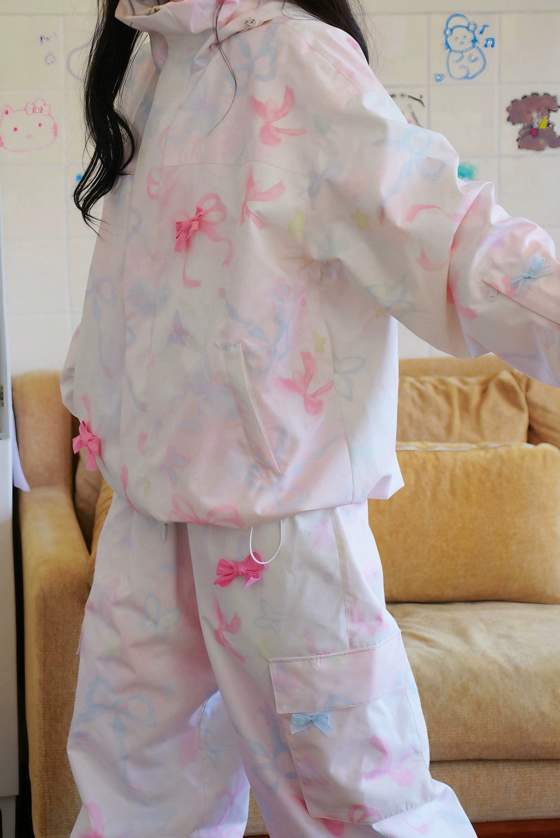 LMD SNOW Dreamy Pink Ribbon 3L Snow Suit