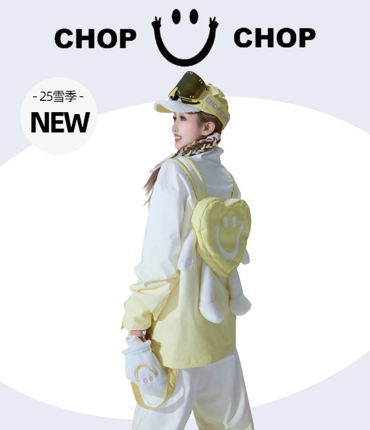 CHOPCHOP Fluffy Custard Bun Ski Suit