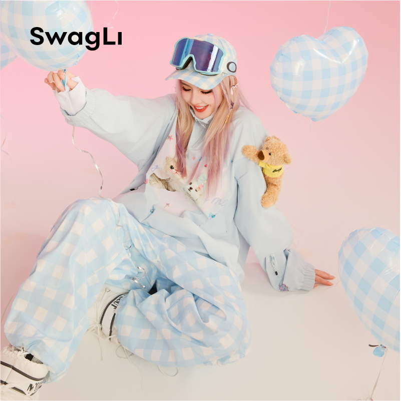 Swagli Chessboard Snowboarding/Skiing Pants | Snow Pants | 24/25 new, swagli, 格子条纹 | Rico’s Snow Boutique