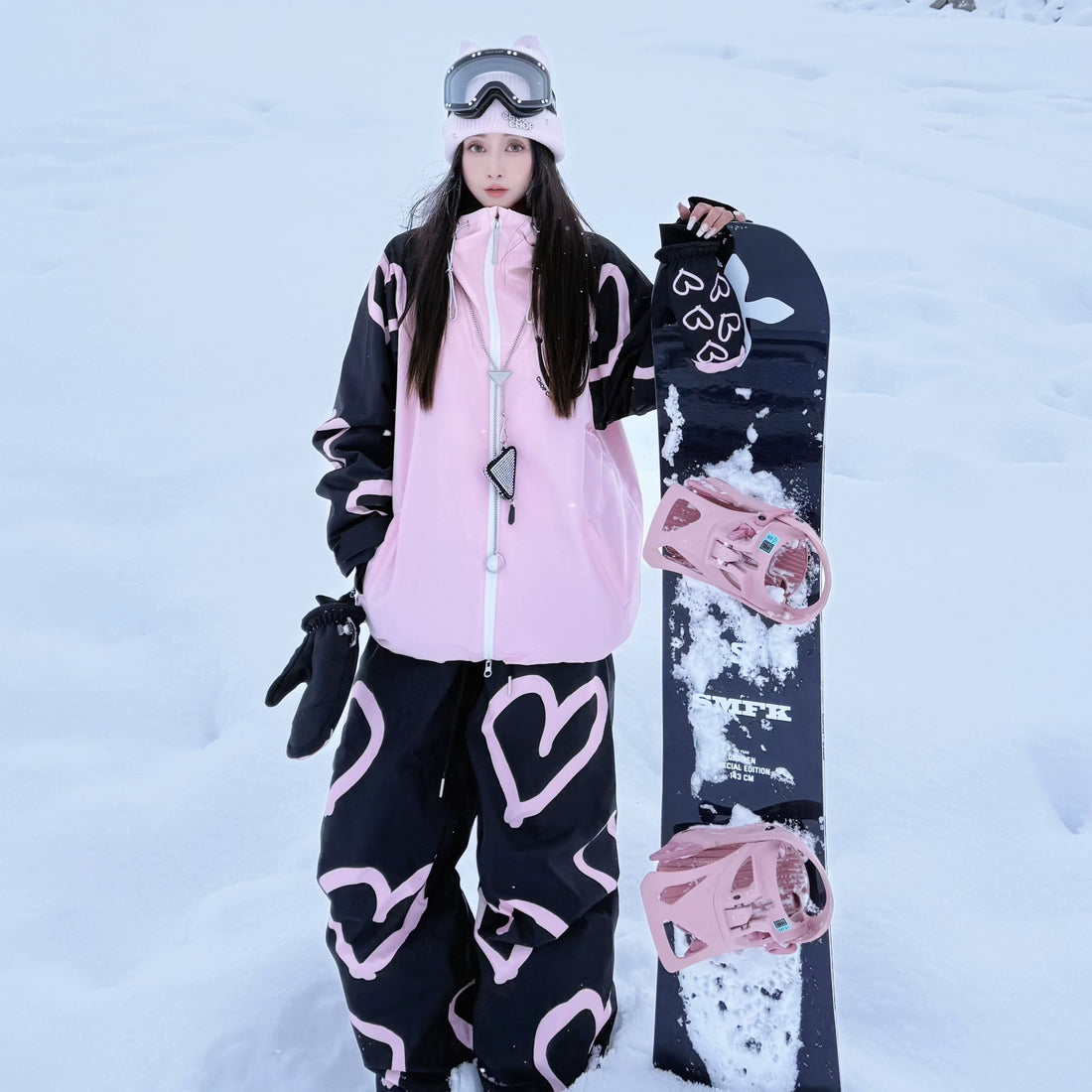 CHOPCHOP 3L ProShield Black & Pink Ski Suit | Snow Suits | 24/25 new, BLACKPINK | Rico’s Snow Boutique