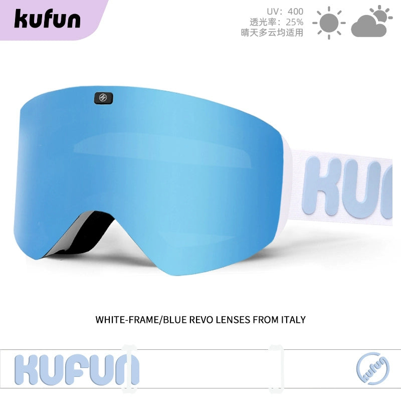 KUFUN Anti-Fog Snow Goggle