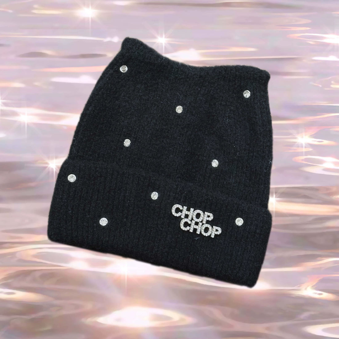 CHOPCHOP Kitty Ear Glittering Knit  Beanie