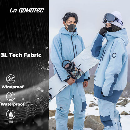 La Qomotec Haze Blue Snowboarding/Skiing Suit | 23new, qomotec, snow coat, trending | RicosBoutique