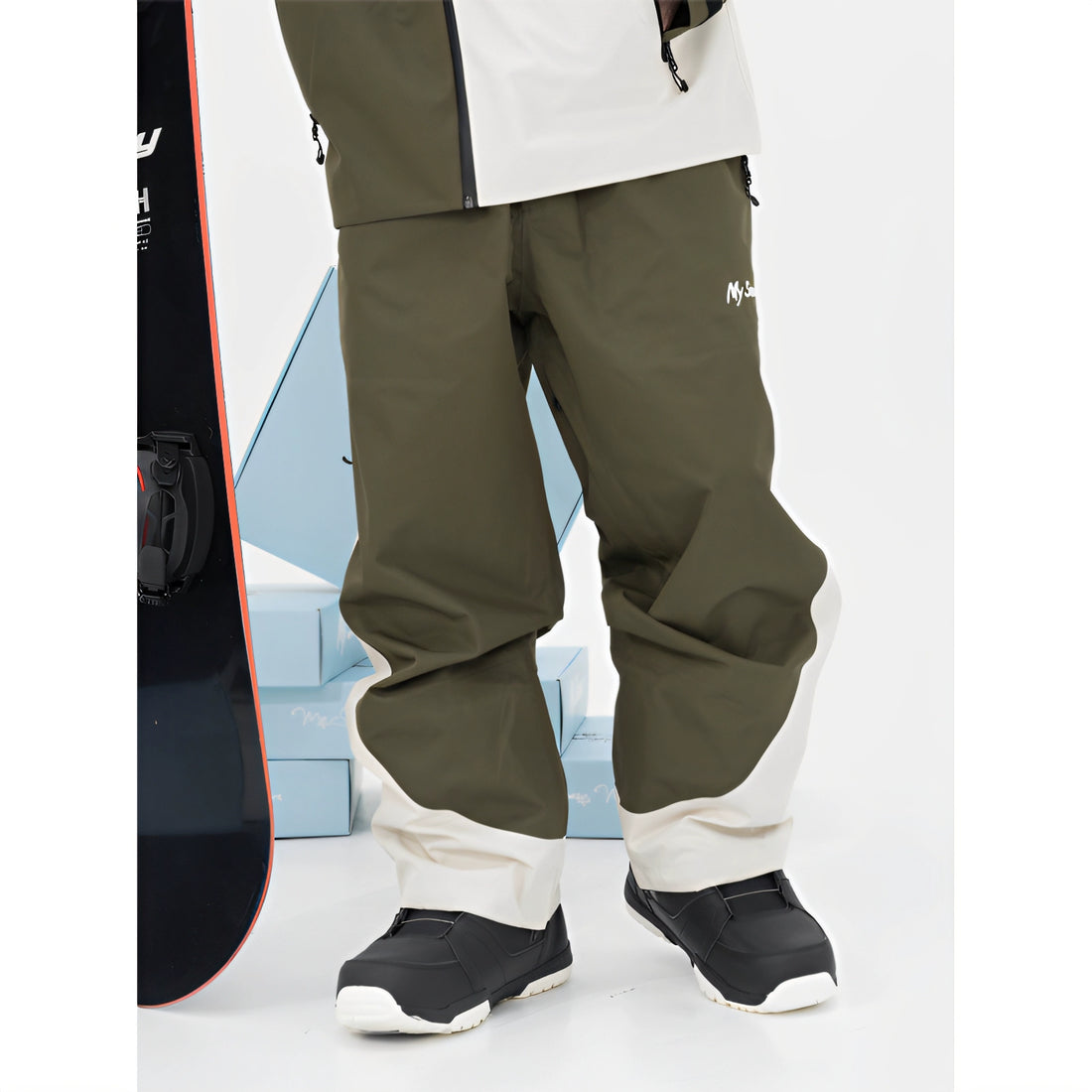 MYSNOWAY 3L Mountain Green Snow Suit Set