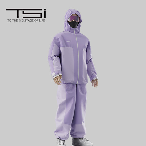 TSI 23/24 Upgraded 3L Purple Snowboarding Jacket & Pants | 23new, snow coat, trending | RicosBoutique