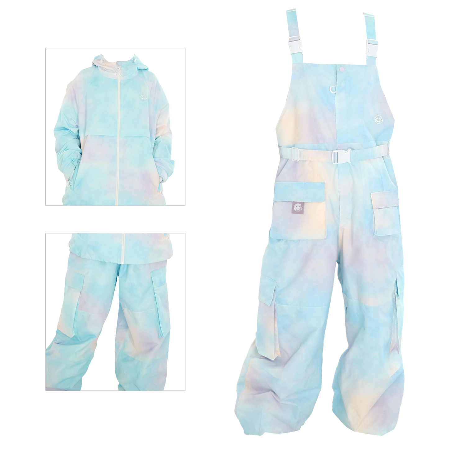 LMD Snow Rainbow Ice-Cream Professional Snowboard Jackts & Pants | LMD, snow coat | RicosBoutique