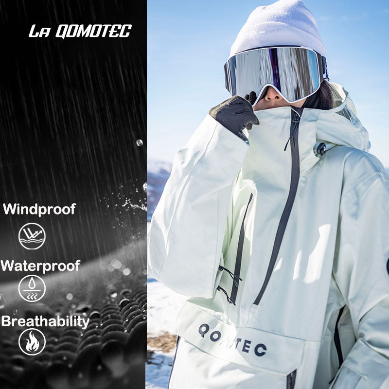 LA QOMOTEC Double Zippered 3L Snowboarding Jackets & Pants | 23new, qomotec, snow coat | RicosBoutique