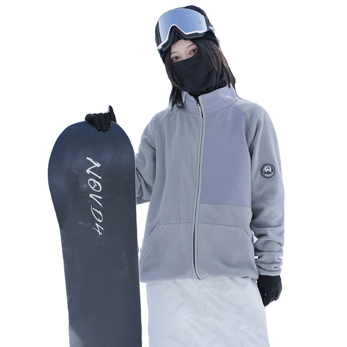 LA QOMOTEC Double -Sided Fleece Mid Layer | 23new, clothing, qomotec, snow, trending | RicosBoutique