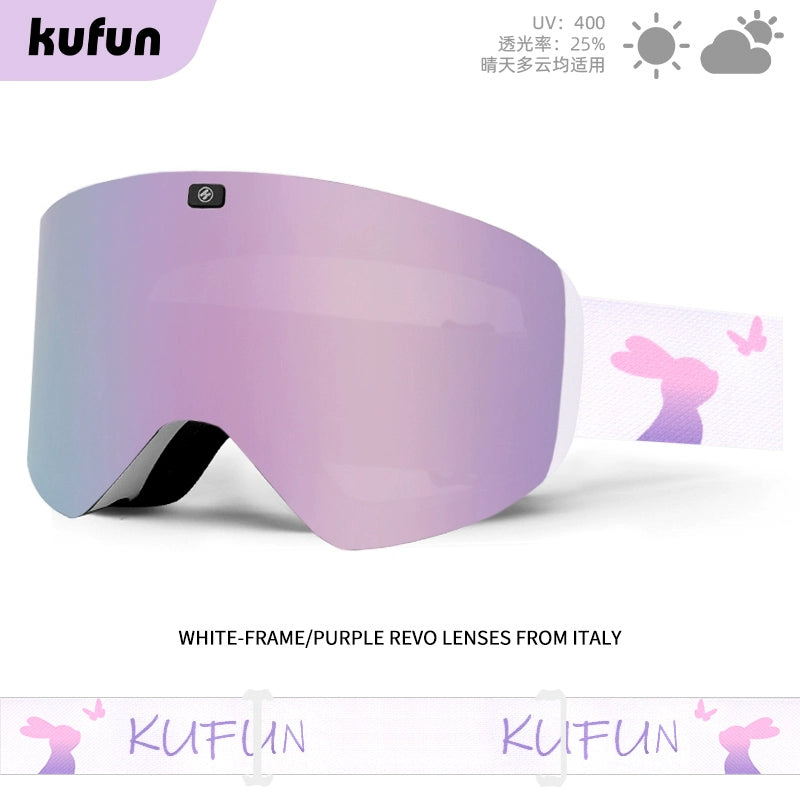 KUFUN Anti-Fog Snow Goggle