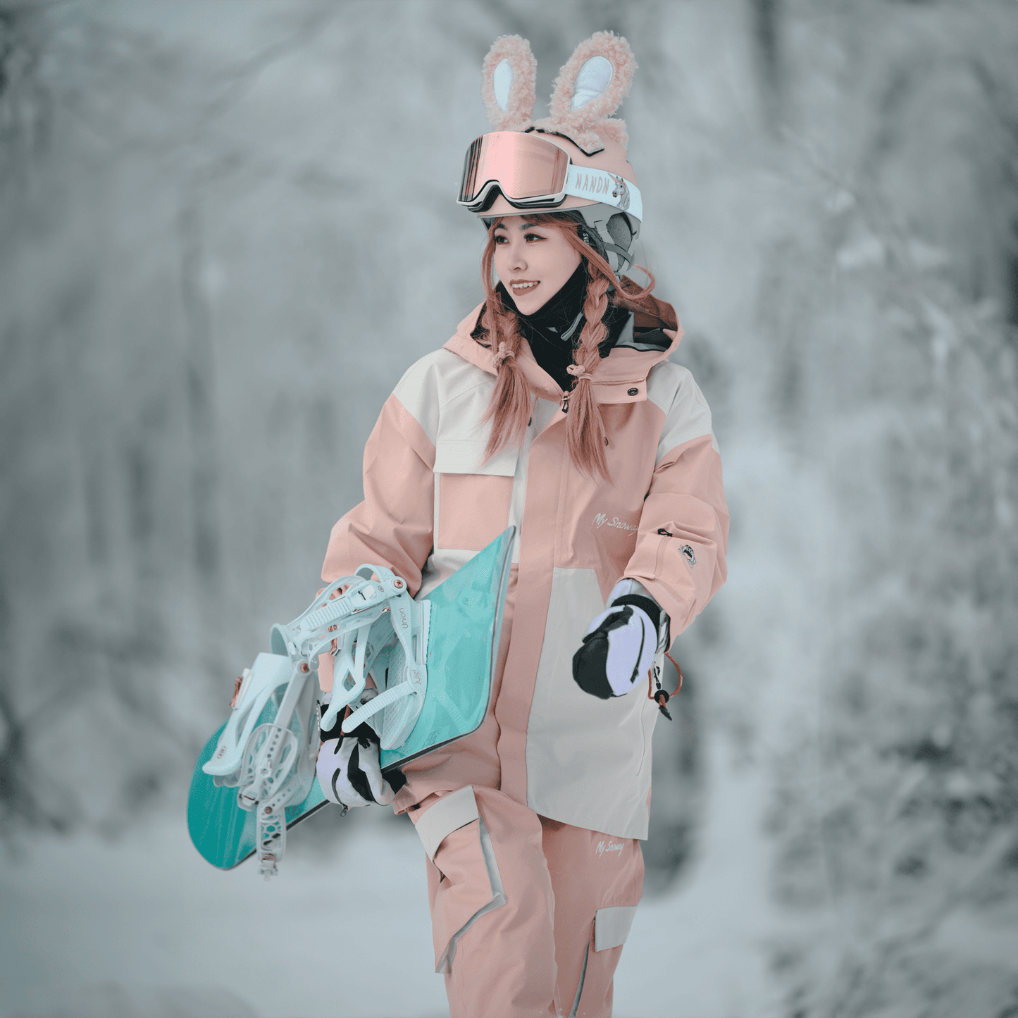 MYSNOWAY 3L Icy Pink Snow Suit Set