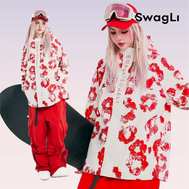 Swagli Floral Print 3L Insulated Jacket | Snow Jackets | 24/25 new, swagli, 护花使者 | Rico’s Snow Boutique