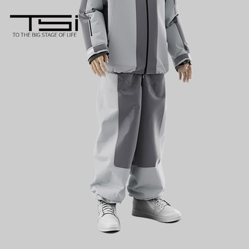 TSI 23/24 Upgraded 3L Grey Snowboarding Jacket & Pants | 23new, snow coat, trending | RicosBoutique