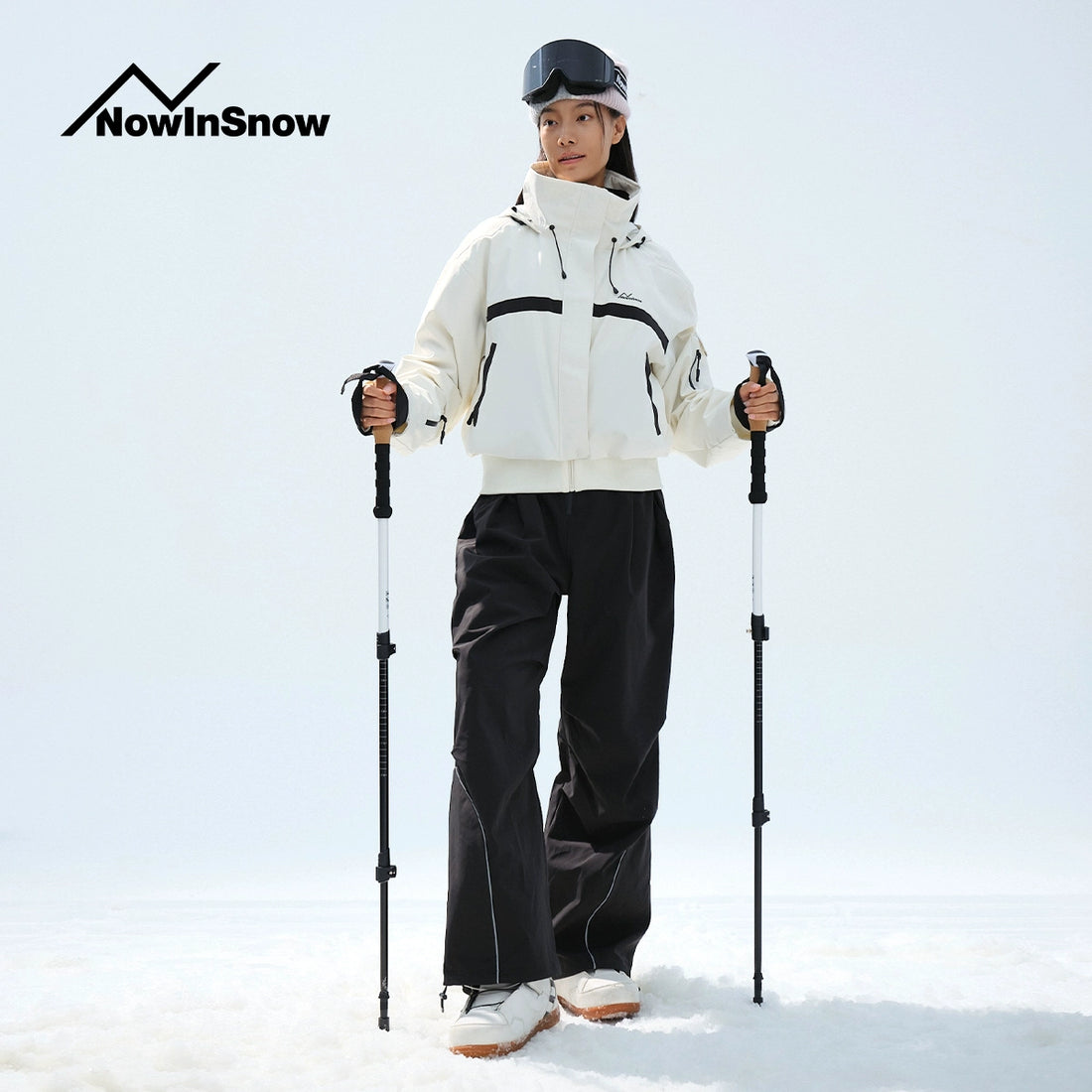 NIS Classic Short Paded Jacket & BibPants | Snow Suits | 24/25 new, nis, 黑白背带裤 | Rico’s Snow Boutique