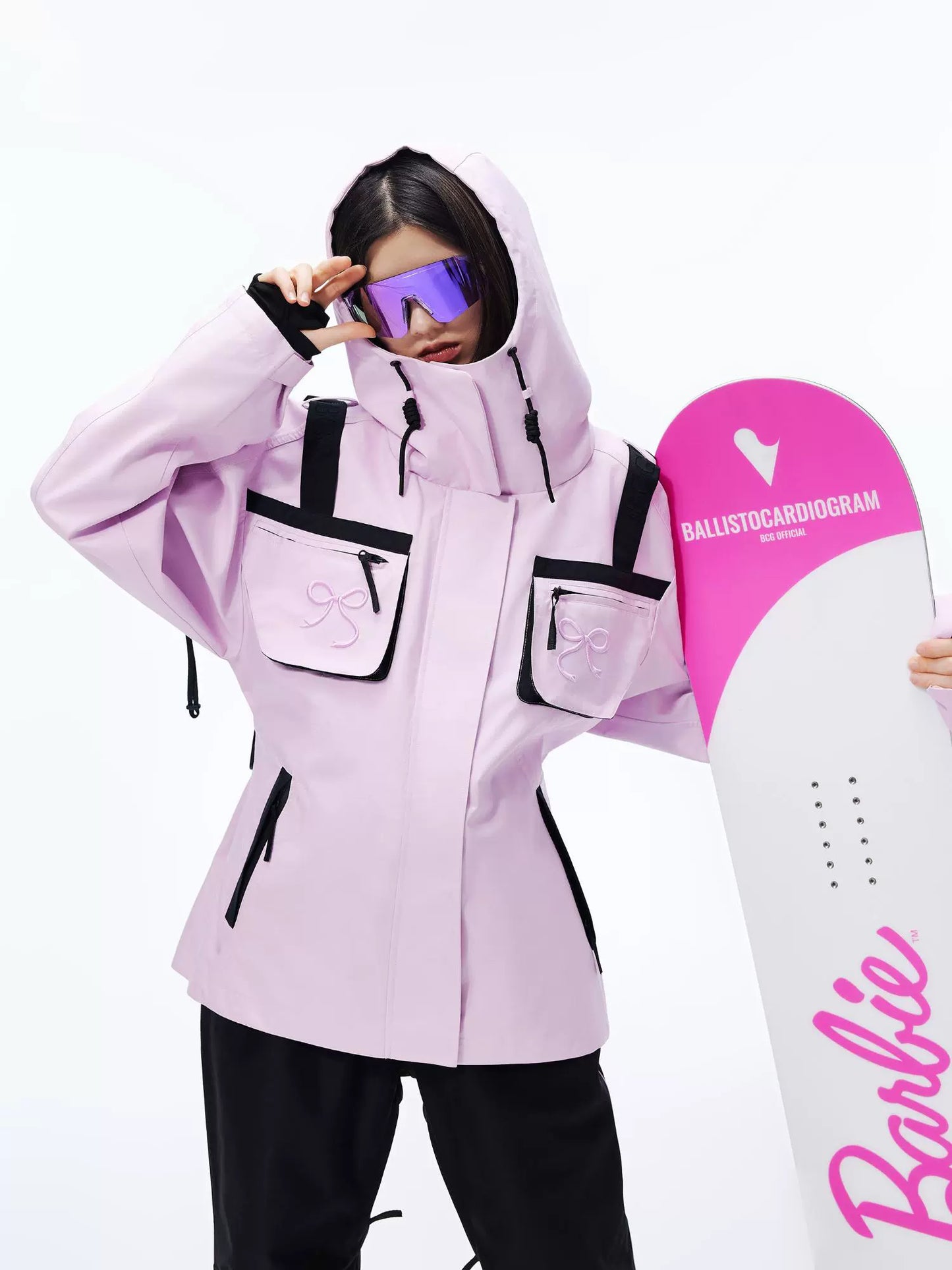 BCG Pink Ribbon Slim Fit Insulated Ski Suit