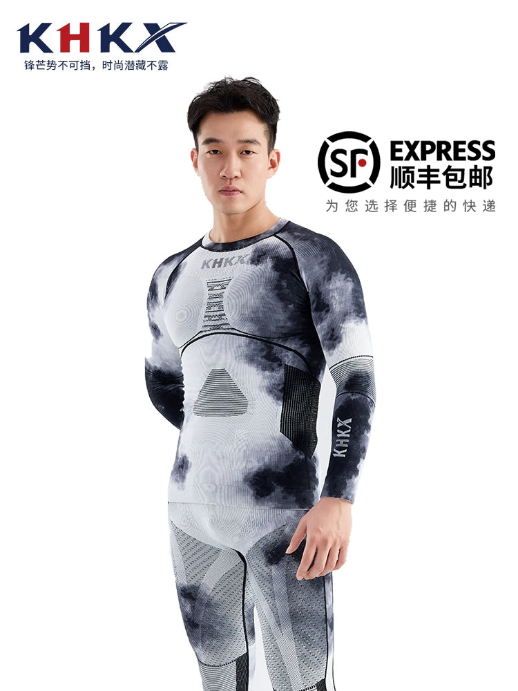 KHKX Winter Ski&Snowboard Seamless Thermal Base-layer Sets (For Men) | 23new, base layer, snow | RicosBoutique