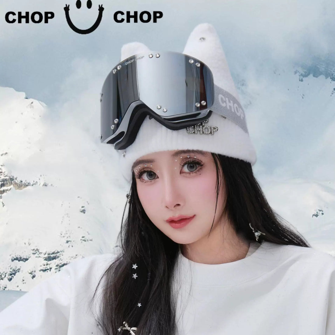 CHOPCHOP Limited Edition Diamond Glittering Snow Goggle