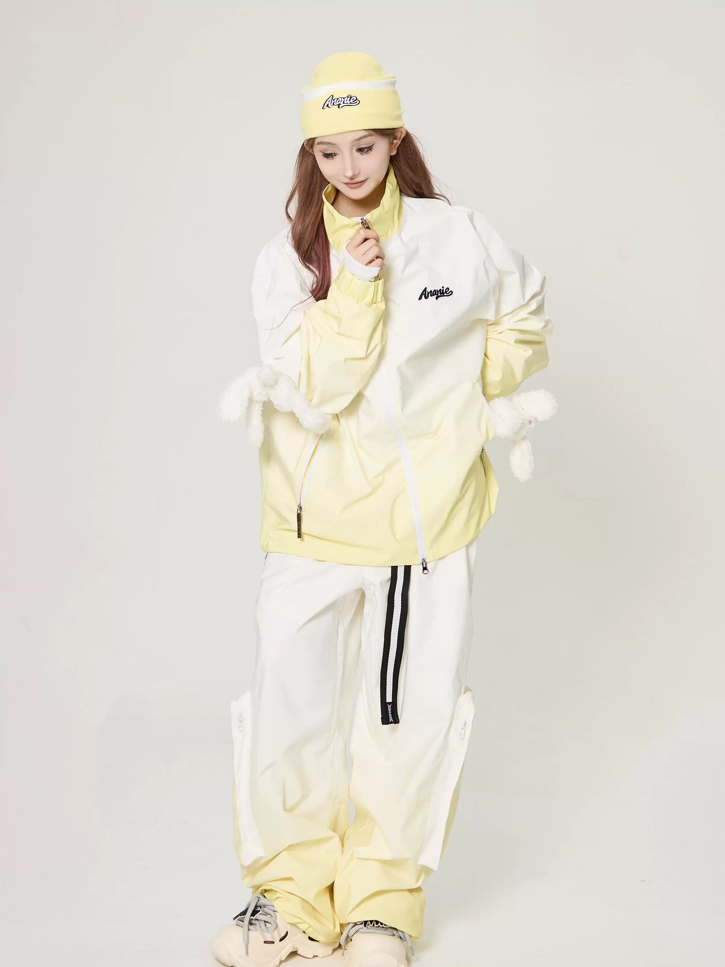 ANANIE Ice-Cream Gradient Snowboarding Jacket & Pants