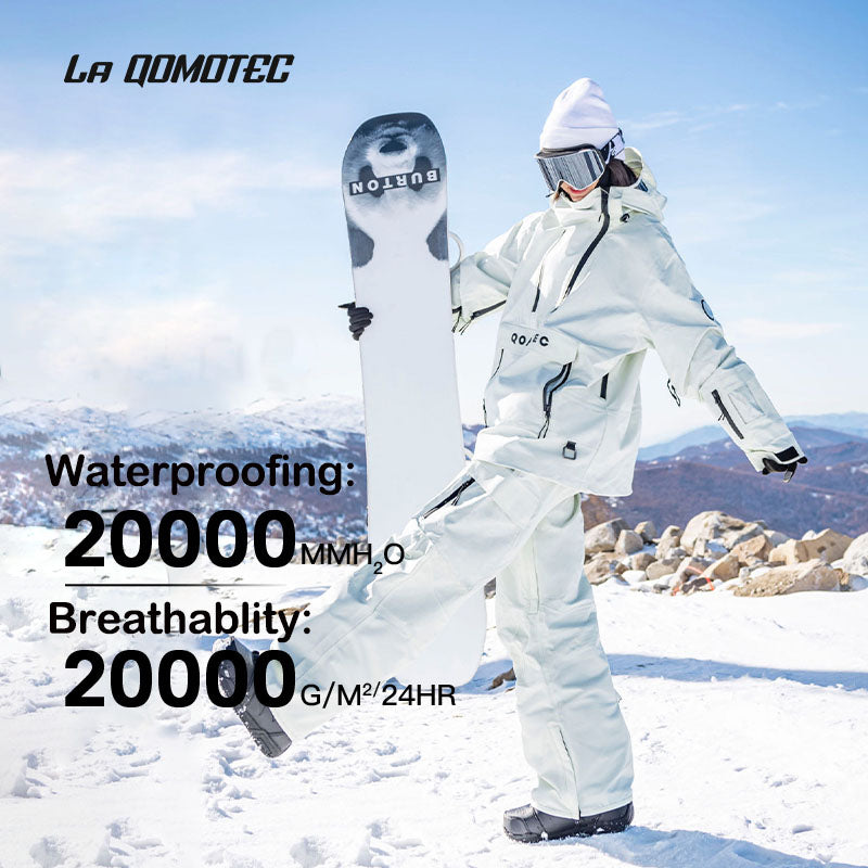 LA QOMOTEC Double Zippered 3L Snowboarding Jackets & Pants | 23new, qomotec, snow coat | RicosBoutique