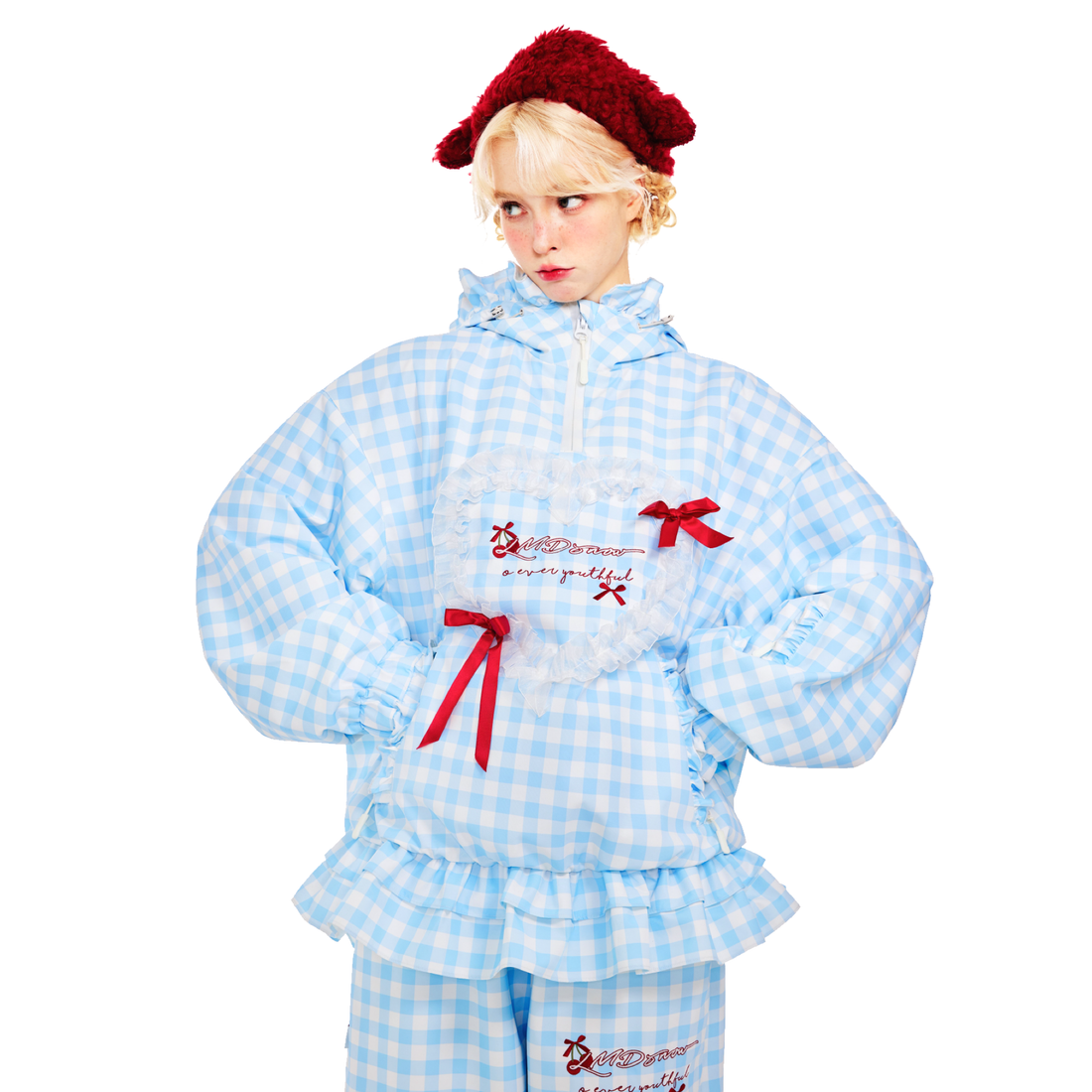 LMD SNOW Super Cute Ribbon Ski Suit for Girls | Snow Suits | 24/25 new, 菜狗套装 | Rico’s Snow Boutique