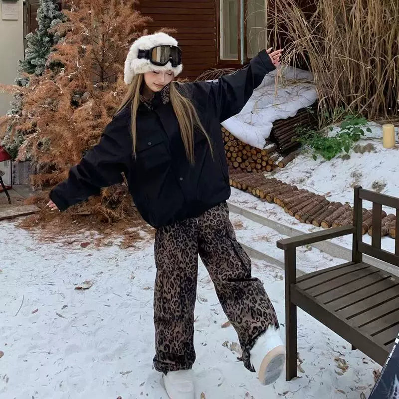 Sky’s Unknown Leopard Print Ski Suit | Snow Suits | 24/25 new, other | Rico’s Snow Boutique