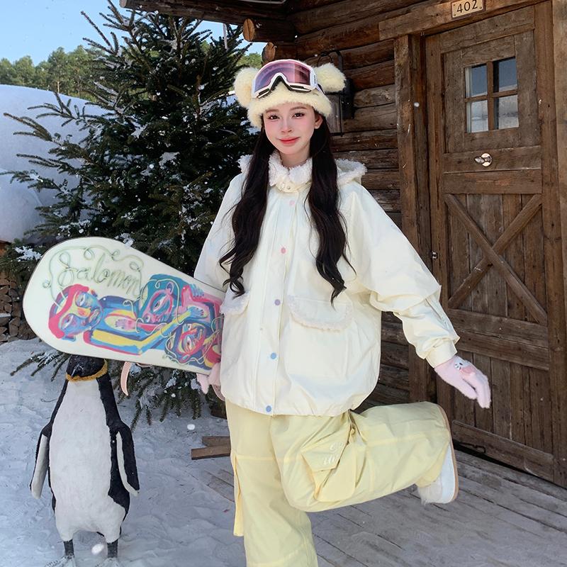 Skibear Custard Bun Snowboarding & Skiing Suit