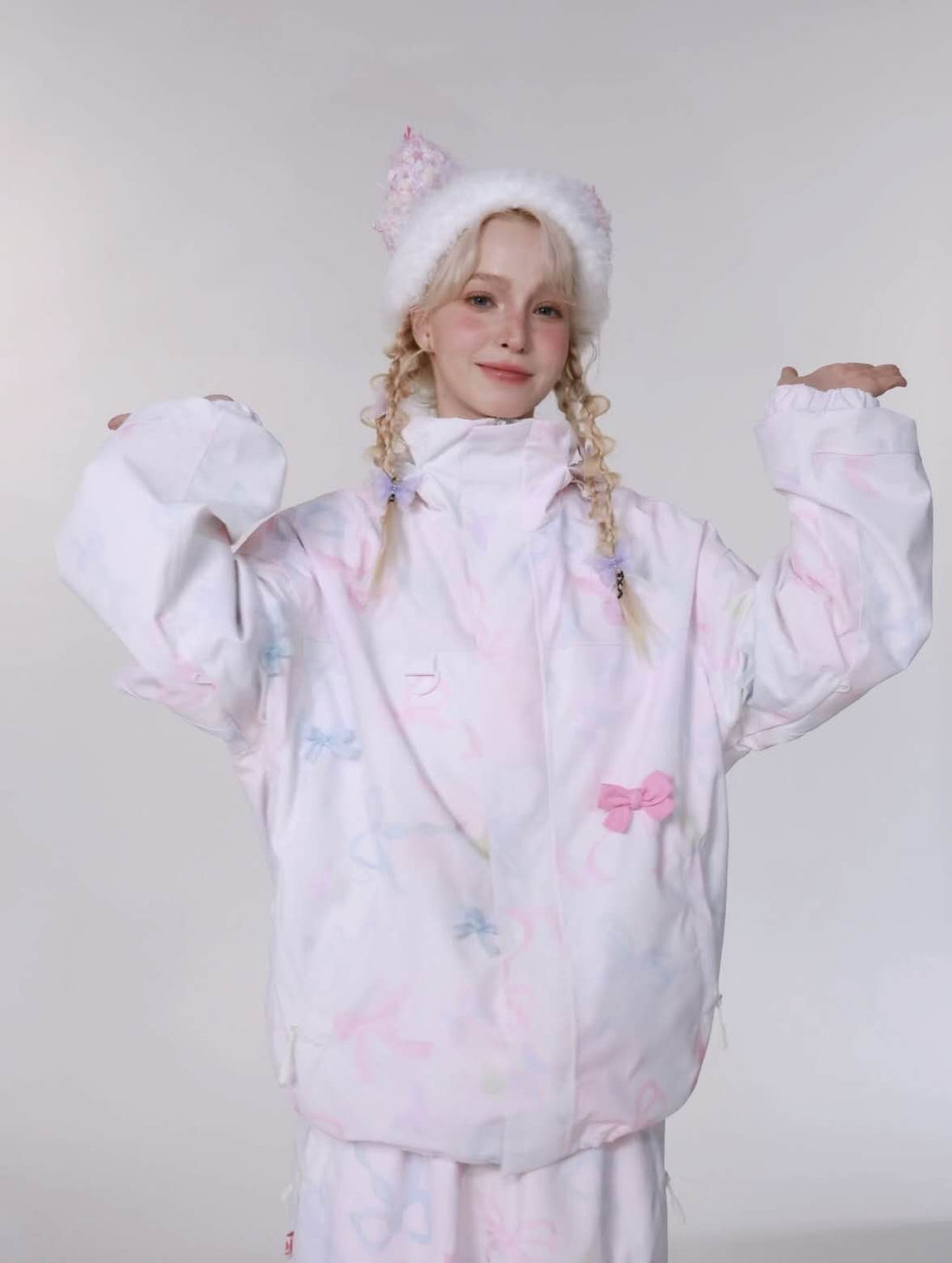 LMD SNOW Dreamy Pink Ribbon 3L Snow Suit | Snow Suits | 24/25 new, LMD, 渐变蝴蝶结 | Rico’s Snow Boutique